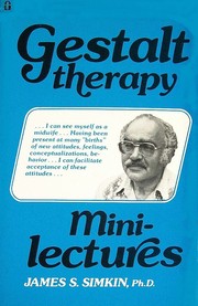 Cover of: Gestalt therapy mini-lectures by James Solomon Simkin, James Solomon Simkin