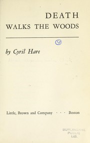 Cover of: Death walks the woods by Cyril Hare
