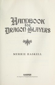 Cover of: Handbook for dragon slayers by Merrie Haskell