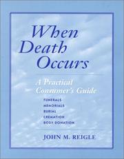 Cover of: When death occurs by John M. Reigle