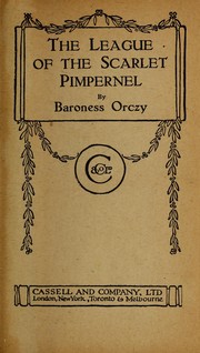 Cover of: The League of the Scarlet Pimpernel