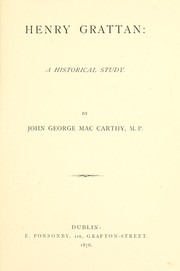 Cover of: Henry Grattan by John George MacCarthy, John George MacCarthy