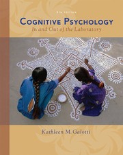 Cover of: Cognitive Psychology by Kathleen M. Galotti