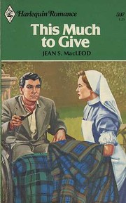 Cover of: This Much to Give