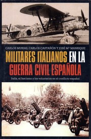 Cover of: Militares Italinaos en la Guerra Civil Española by 