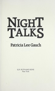 Cover of: Night talks by Patricia Lee Gauch