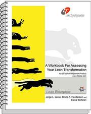 Cover of: A Workbook for Assessing Your Lean Transformation by Jorge L. Larco, Bruce A. Henderson, Elena Bortolan