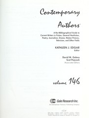 Cover of: Contemporary Authors by Edgar