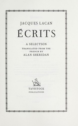 Ecrits : a selection by 