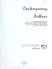 Cover of: Contemporary Authors (Contemporary Authors New Revision Series)