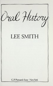 Cover of: Oral history by Lee Smith