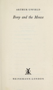 Bony and the mouse by Arthur William Upfield