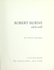 Cover of: Robert Burns and his world. by David Daiches