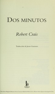 Cover of: Dos minutos by Robert Crais