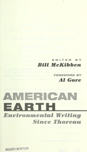 Cover of: American Earth : environmental writing since Thoreau