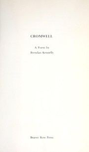Cover of: Cromwell: a poem