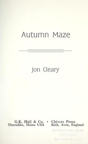 Cover of: Autumn Maze by 