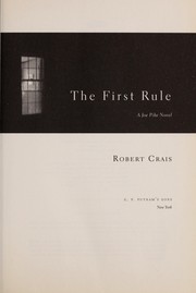 Cover of: The first rule by Robert Crais