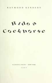 Cover of: Ride a cockhorse
