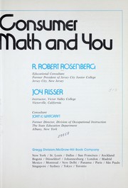 Cover of: Consumer math and you