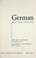 Cover of: German