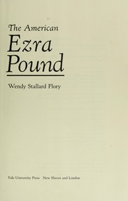 Cover of: The American Ezra Pound