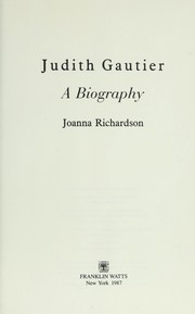 Cover of: Judith Gautier : a biography by 