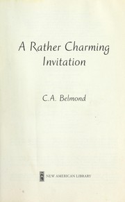 Cover of: A rather charming invitation