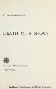 Cover of: Death of a snout.