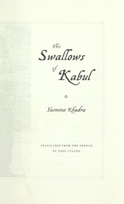 Cover of: The swallows of Kabul by Yasmina Khadra