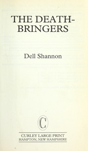 Cover of: The death bringers by Dell Shannon