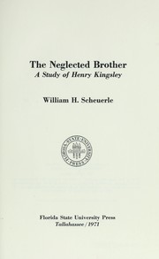 The neglected brother by William H. Scheuerle