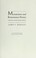 Cover of: Mannerism and Renaissance poetry