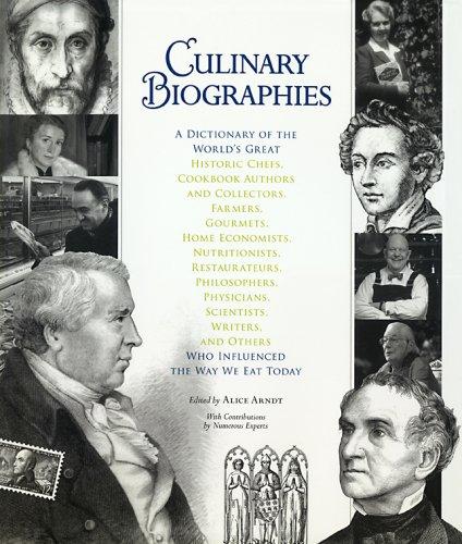 Culinary Biographies by Various