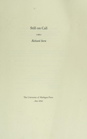 Cover of: Still on call