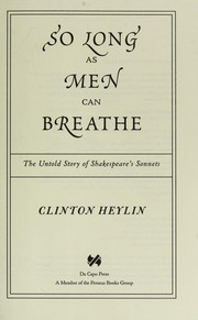 So long as men can breathe by Clinton Heylin