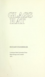 Front cover of Glass hat by Richard Stansberger