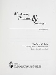 Cover of: Marketing planning and strategy