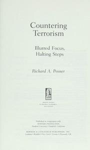 Cover of: Countering terrorism