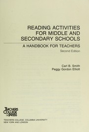 Cover of: Reading activities for middle and secondary schools: a handbook for teachers