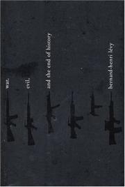 Cover of: War, evil, and the end of history