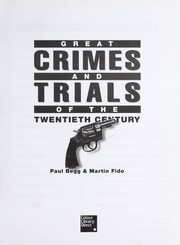Cover of: Great crimes and trials of the twentieth century