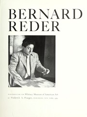 Cover of: Bernard Reder