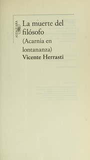 Cover of: La muerte del filo sofo: Acarnia en lontananza