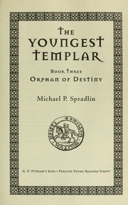 Cover of: Orphan of destiny by Michael P. Spradlin