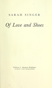 Cover of: Of love and shoes
