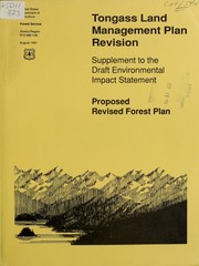 Cover of: Tongass land management plan revision: supplement to the draft environmental impact statement.
