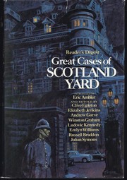 Cover of: Great cases of Scotland Yard