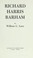 Cover of: Richard Harris Barham