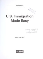 Cover of: U.S. immigration made easy